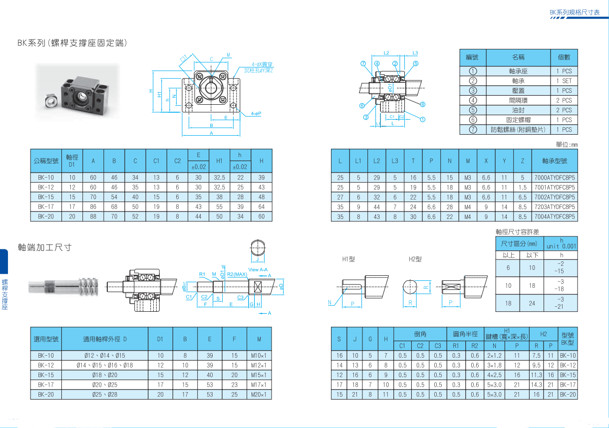 BK25支撑端